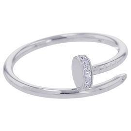 Bague anneau Cartier Juste un Clou en or blanc 18K Autre