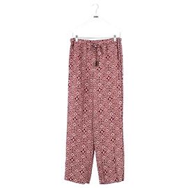 Louis Vuitton Pantalones rectos marrones Castaño