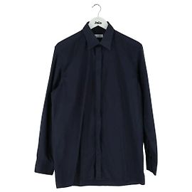 Dior Navy Blue Cotton Shirt L Navy blue