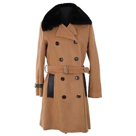 Abrigo de lana beige The Kooples Beige