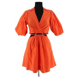 Abito in cotone arancione Jonathan Simkhai XS Arancione