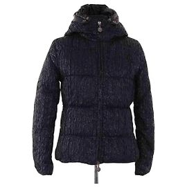 Casaco de penas Moncler preto Preto