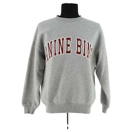 Anine Bing Grey Cotton Sweatshirt XS Grey