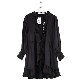 Robe Zest en soie noire Iro Noir