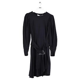 Vestido Luomos preto de viscose Iro Preto