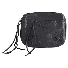 Balenciaga City Clutch anthrazit Anthrazitgrau