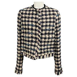 Autre Marque forte_forte Giacca Boxy in Tweed Multi Ink Multicolore