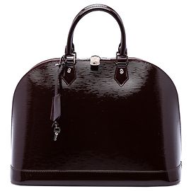 Sac à main Louis Vuitton Electric Epi Alma GM Violet Violet
