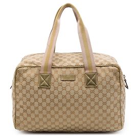 Mala de viagem Gucci GG Canvas Web bege Bege