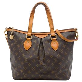 Louis Vuitton Monogram Palermo PM Satchel Tasche Braun Braun
