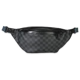 Louis Vuitton Discovery Gürteltasche aus Damier Graphite Canvas Schwarz
