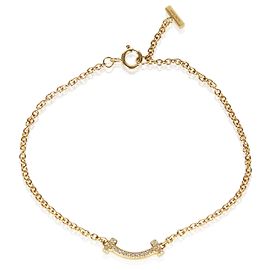 Pulseira Tiffany T Smile em ouro amarelo e diamantes Tiffany & Co. Outro