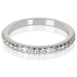 Tiffany & Co. Aliança Meia Eternidade Soleste em Platina e Diamantes Outro
