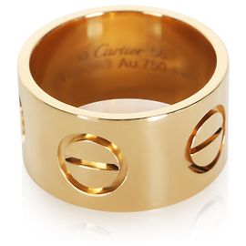Cartier Love breiter Ring aus Gelbgold Andere
