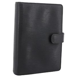 Copertina Agenda Louis Vuitton Epi Leather MM Nero
