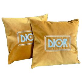 Cuscini Dior in velluto - Edizione limitata Giallo