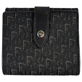 Portefeuille Dior Trotter Monogramme Noir Noir