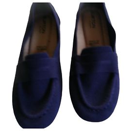 Autre Marque Mocasines Burton de Textil Azul Marino Azul oscuro