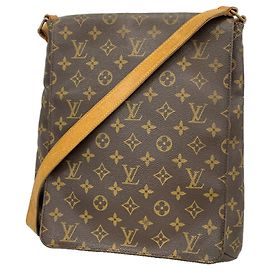 Borsa a tracolla Louis Vuitton Monogram Musette Marrone