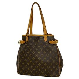 Bolso Tote Vertical Louis Vuitton Monogram Batignolles Castaño