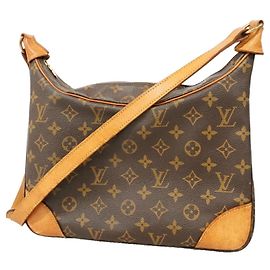 Bolsa de Ombro Louis Vuitton Monogram Boulogne 30 Marrom