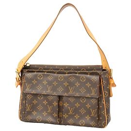 Borsa a tracolla Louis Vuitton Monogram Vivacite GM Marrone