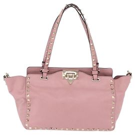 Valentino Garavani Rockstud Soft Leather Small Rosa