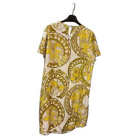 Versace Jeans Couture Robe imprimée Versace Jeans - Blanc et Jaune Blanc Jaune