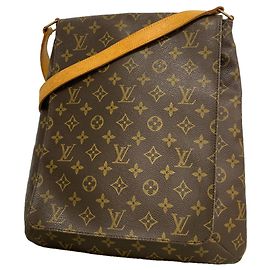 Sac à épaule Louis Vuitton Monogram Musette Marron