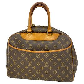 Bolso Louis Vuitton Monogram Deauville Castaño