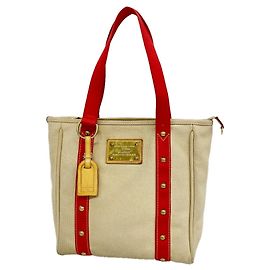 Saco Tote Louis Vuitton Antigua Cabas MM Bege