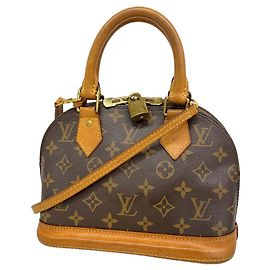 Bolsa de mão Louis Vuitton Alma BB Monogram Marrom
