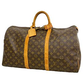 Louis Vuitton Boston Monogram Keepall 50 Marrom