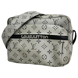 Bolsa de Ombro Louis Vuitton Monogram Reflect PM Prata