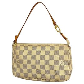 Louis Vuitton Damier Azur Pochette Accessoires Weiß