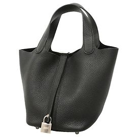 Hermès Bolso Hermes Picotin Lock PM Negro