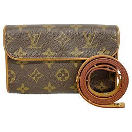 Louis Vuitton Monogram Pochette Florentine Fanny Pack Marron