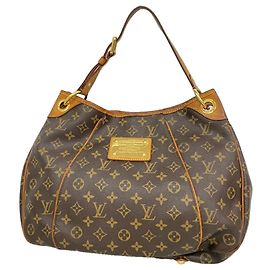 Borsa a tracolla Louis Vuitton Monogram Galliera PM Marrone