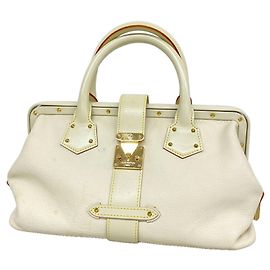Louis Vuitton Suhali Ingenieux PM Handbag White