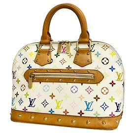 Borsa Louis Vuitton Alma Monogram Multicolor Bianco