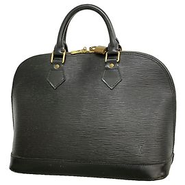 Louis Vuitton Alma Epi Handtasche M52142 Noir Schwarz
