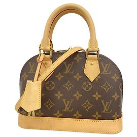 Louis Vuitton Alma BB Monogram Handtasche Braun