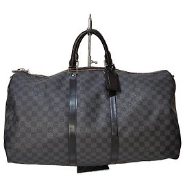 Louis Vuitton Keepall 55 Damier Graphite Preto Cinza antracite