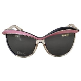 Dior Catwalk Sonnenbrille - Schwarz und Rosa Schwarz Pink Metallisch