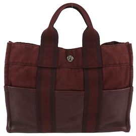 Hermès Hermes Fourre-Tout PM Tote Bag Rot Bordeaux