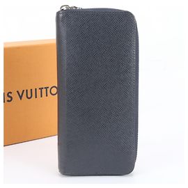 Portafoglio Lungo Zippy Louis Vuitton Damier Blu navy