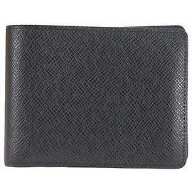 Louis Vuitton Portafoglio Multiple Taiga con protezione RFID Grigio