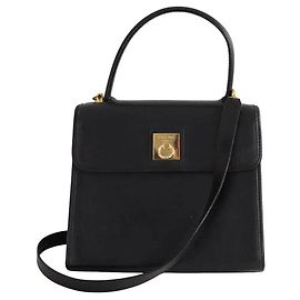Bolso de mano de piel negro Céline Negro