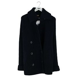 Prada Jacke aus Wolle marineblau Marineblau