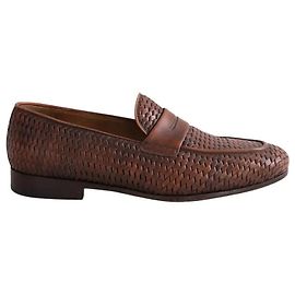 Mocassini Salvatore Ferragamo in pelle marrone taglia 44 Marrone